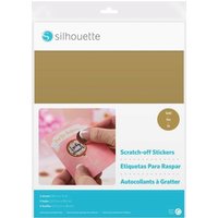 Silhouette Scratch-off Sticker Sheets - Gold