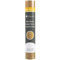 Silhouette Glitter Heat Transfer - 30,5 cm x 0,9 m - Gold