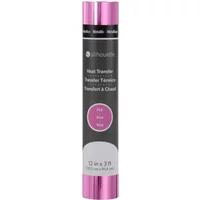 Silhouette Metallic Heat Transfer - 30,5 cm x 0,9 m - Pink