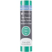 Silhouette Reflective Heat Transfer - 22,9 cm x 0,9 m - Green