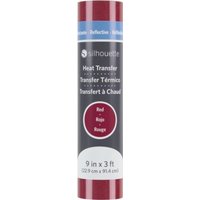 Silhouette Reflective Heat Transfer - 22,9 cm x 0,9 m - Red