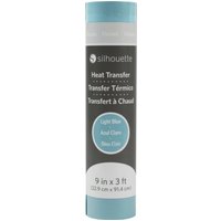 Silhouette Flocked Heat Transfer - 22,9 cm x 0,9 m - Light Blue