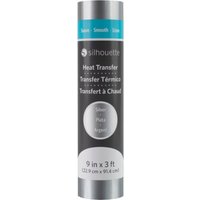 Silhouette Smooth Heat Transfer - 22,9 cm x 0,9 m - Metallic Silver