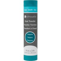 Silhouette Smooth Heat Transfer - 22,9 cm x 0,9 m - Turquoise