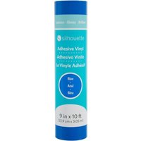 Silhouette Glossy Permanent Vinyl - 22,9 cm x 3 m - Blue