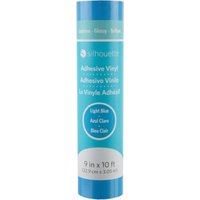 Silhouette Glossy Permanent Vinyl - 22,9 cm x 3 m - Light Blue