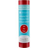 Silhouette Glossy Permanent Vinyl - 22,9 cm x 3 m - Red