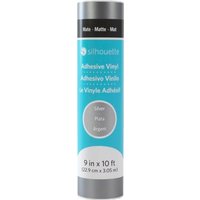 Silhouette Matte Removable Vinyl - 22,9 cm x 3 m - Silver