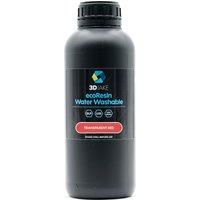 3DJAKE ecoResin Water Washable Transparent Rot - 1.000 g