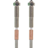 Qidi Tech Bimetal Düse für Plus4 2er-Set - 0,2 mm