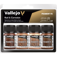 Vallejo Pigment Set "Rust & Corrosion" - 1 Set