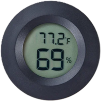 Bambu Lab Circular Embedded Electronic Digital Thermometer Hygrometer - 1 Stk