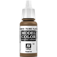 Vallejo Model Color 143 Terrabraun Hell (Flat Earth) (983) - 17 ml