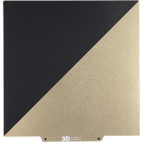 3DJAKE PET/PEI Bauplatte Carbon - 255 x 255 mm