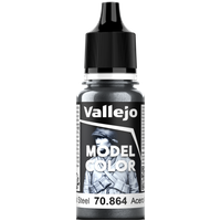 Vallejo Model Color 178 Stahlgrau (Natural Steel) (864) - 17 ml