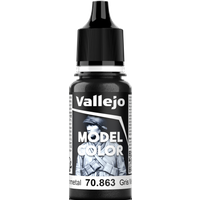 Vallejo Model Color 179 Metallgrau (Gunmetal Grey) (863) - 17 ml