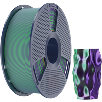 SUNLU Silk PLA+ Dual Color Green Purple - 1,75 mm / 1000 g
