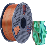 SUNLU Silk PLA+ Tri-Color Orange Blue Green - 1,75 mm / 1000 g