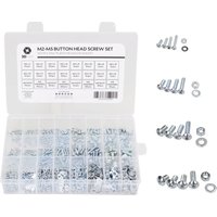 3DJAKE M2-M5 Linsenkopfschrauben-Set (ISO7380-1), 1152 Stück - 1 Set