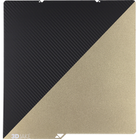 3DJAKE PET/PEI Bauplatte Carbon - 264 x 276 mm