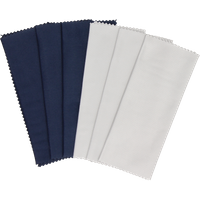 nice essentials Ultrafeine Mikrofaser Reinigungstücher 15 x 18 cm Set - 6 Stk