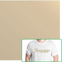 Bambu Lab Matte Heat Transfer Vinyl Sheet - Champagne Gold