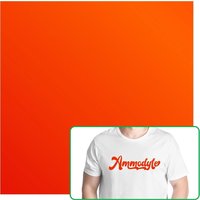 Bambu Lab Matte Heat Transfer Vinyl Sheet - Neon Orange