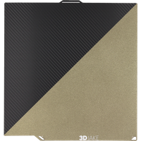 3DJAKE PET/PEI Bauplatte Carbon - 260 x 260 mm