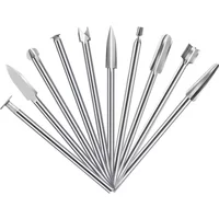Hanboost Wood Working Set für Rotary Tool - 10 Stk