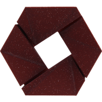 3DJAKE ecoPLA Sparkling Rot - 1,75 mm / 1000 g