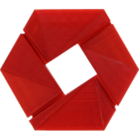 3DJAKE easyPETG Transparent Rot - 1,75 mm / 1000 g