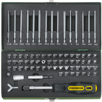 PROXXON Super-Sicherheits- und Spezialbitsatz, 75-teilig - 1 Set