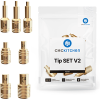 CNC Kitchen Einschmelzhilfen Aufschraubspitzen - 1 Set