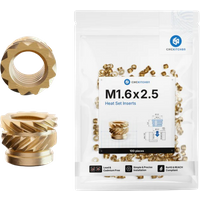 CNC Kitchen Gewindeeinsatz M1 Standard - M1.6x2.5