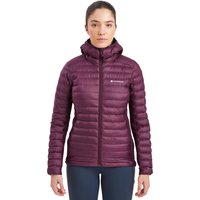 Montane Icarus Lite Hoodie Women's Insulated Jacket, UK 8 Berry
