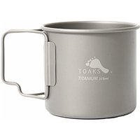 Toaks Titanium Cup Ultralight Backpackers Mug, 375ml Grey