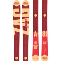ZAG Adret 81 Women's Skis & Skins, 177cm Red/Orange