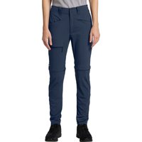 Haglofs Lite Slim Zip-Off Women's Hiking Trousers, 36 Tarn Blue