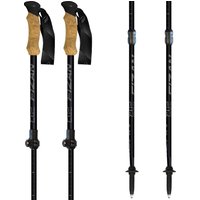 Fizan RFP Trek Adjustable Trekking Poles, 110–135 cm Black