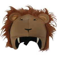 Coolcasc Animals Ski/Snowboard Helmet Cover, One Size Lion