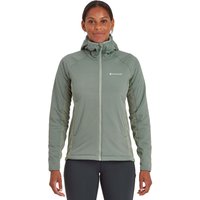 Montane Fireball Lite Hoodie Women's Insulated Jacket, UK 14 Green