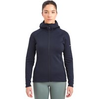 Montane Fury Full-Zip Women's Fleece Hoodie, UK 12 Eclipse Blue