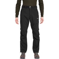 Montane Terra Pants Technical Softshell Trousers, 32" Regular Black