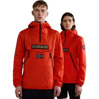 Napapijri Rainforest Ripstop Unisex Anorak Jacket, M Orange