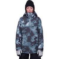 686 Upton Anorak Women's Snowboard/Ski Jacket, UK 8 Green Nebula