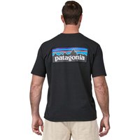 Patagonia P-6 Logo Responsibili-Tee Men's T-Shirt, S All Black