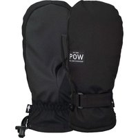 POW XG Mid Insulated Ski/Snowboard Mitts, XL, Black