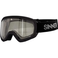 Sinner Estes Snowboard/Ski Goggles, Adjustable Matte Black/Smoke