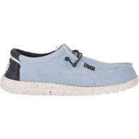 Hey Dude Wally Coastline Jute Trainers/Shoes, UK 7 Stone White