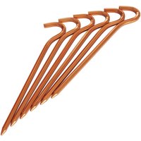 Kelty Nobendium 2 Stake Lightweight Tent Pegs, 6-pack Orange